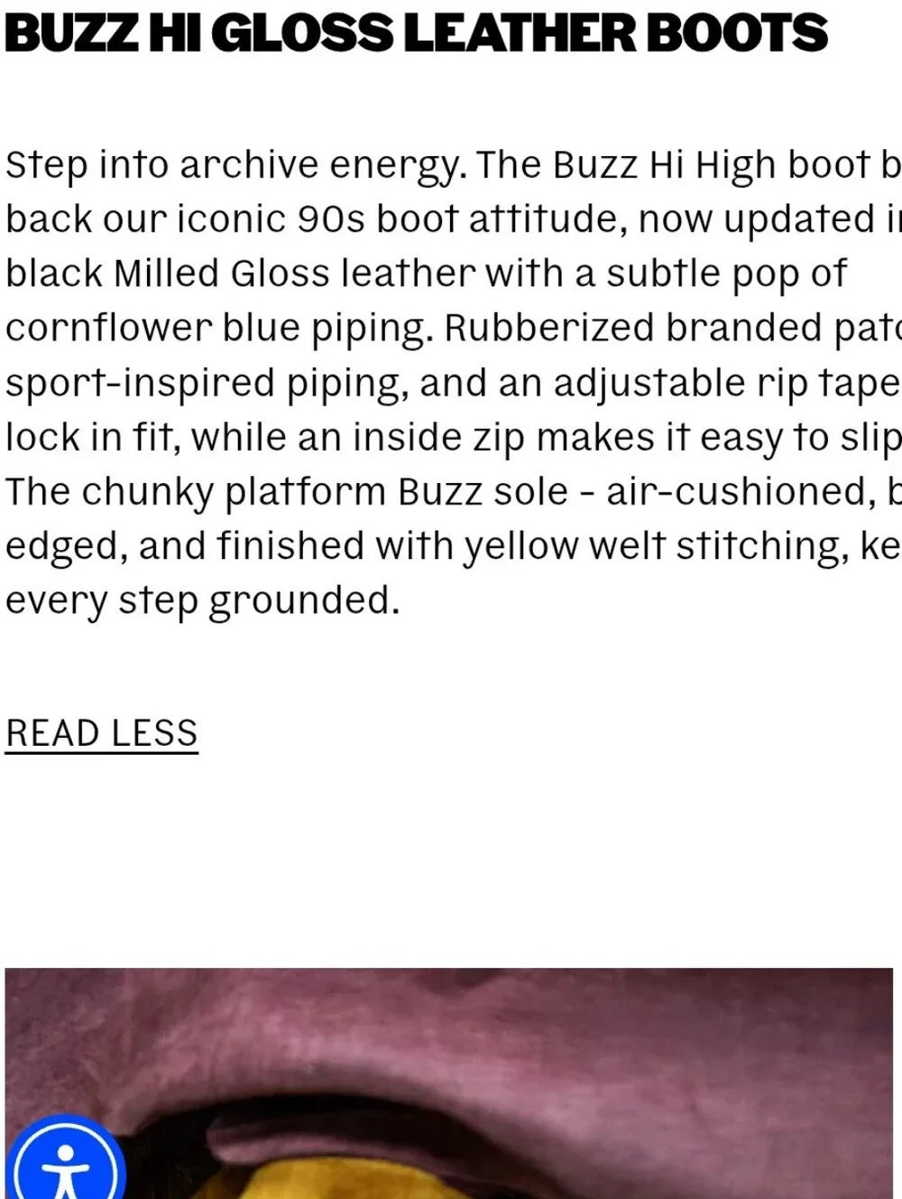 Dr. Martens Buzz Hi Gloss Leather Boots